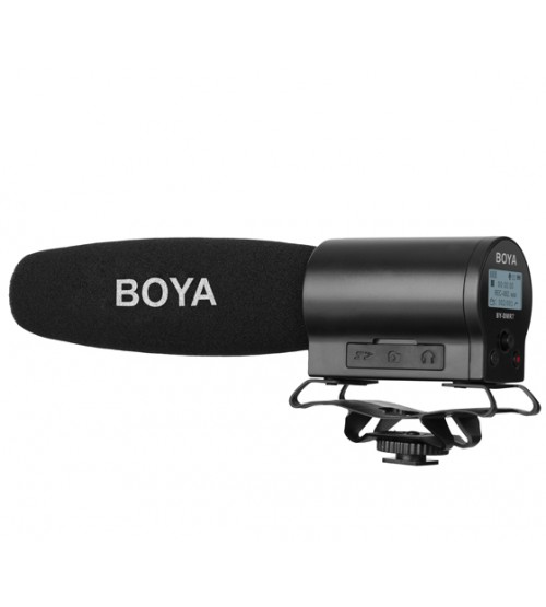 Boya BY-DMR7 Shotgun Microphone with Integrated Flash Recorder